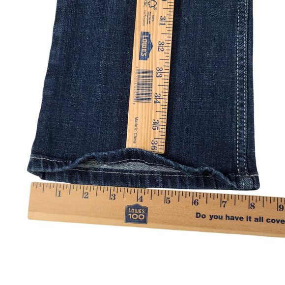 Wrangler Bootcut Jeans Women 34x29 Medium Wash Blue Denim Medium Rise - Picture 11 of 12
